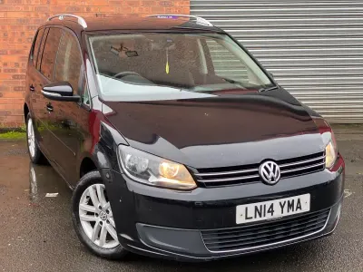 Used VW Touran SE 105 HP (77 kW) 2014 Black MPV