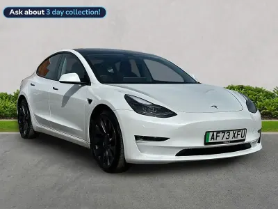 Used Tesla Model 3 Performance 461 kW (627 HP) 2023 White Sedan