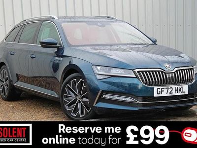 Used Skoda Superb 190 HP (139 kW) 2022 Blue Estate