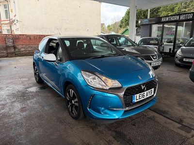 Used DS Automobiles DS3 Chic 2016 Blue Hatchback