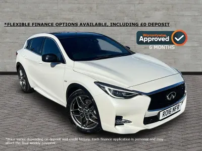 Used Infiniti Q30 Sport Tech 170 HP (125 kW) 2016 White Hatchback