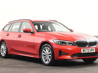 Begagnad BMW 320 Sport Line 192 HK (141 kW) 2022 Röd Kombi