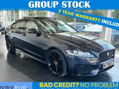 Used Jaguar XF S 300 HP (220 kW) 2016 Black Sedan