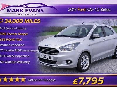 Used Ford Ka Plus Zetec 85 HP (62 kW) 2017 Silver Hatchback