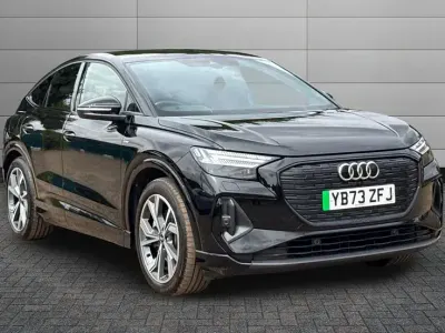 Used Audi Q4 Sportback e-tron Comfort 147 kW (201 HP) 2023 Mythos black SUV