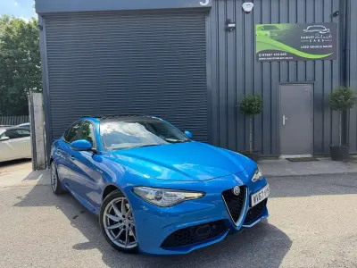 Used Alfa Romeo Giulia Veloce 280 HP (205 kW) 2017 Blue Sedan