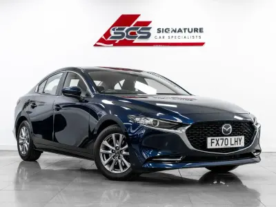 Usado Mazda 3 180 CV (132 kW) 2021 Azul Berlina