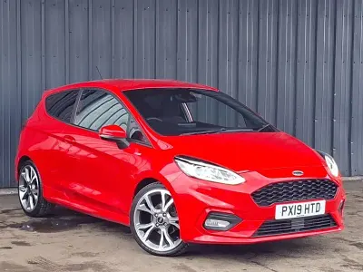 Second-hand Ford Fiesta ST-Line 100 CP (73 kW) 2019 Roșu Hatchback