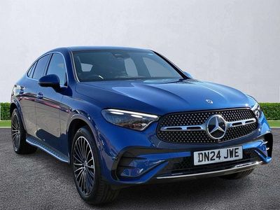 Used Mercedes GLC300e AMG line 2024 Blue Coupe