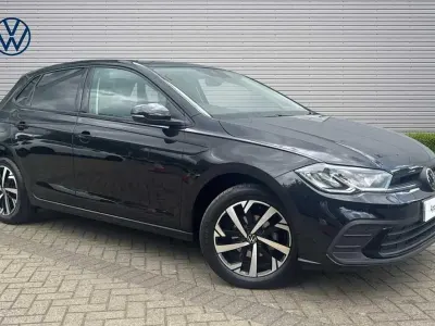 Used VW Polo Match 95 HP (69 kW) 2024 Black Hatchback