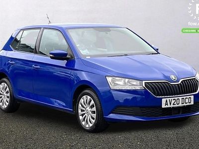 Used Skoda Fabia 60 HP (44 kW) 2020 Blue Hatchback