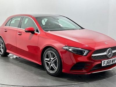 Red Used 2018 Mercedes A250 AMG Line Premium Plus Hatchback | £16,008 (Fair price)
