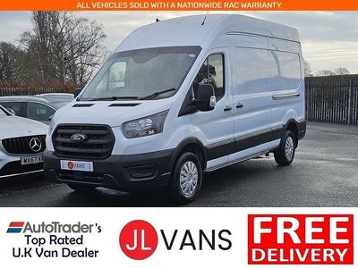 Frozen white (solid colour) Used 2022 Ford Transit | £18,450 (Good price)