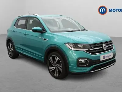 Used VW T-Cross R-line 116 HP (85 kW) 2019 Turquoise SUV