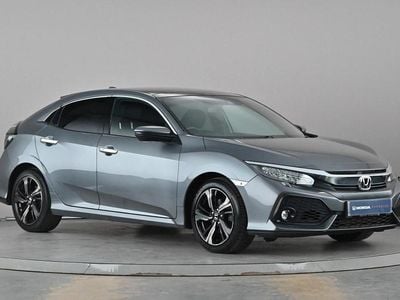 Begagnad Honda Civic Prestige 182 HK (133 kW) 2018 Grå Halvkombi