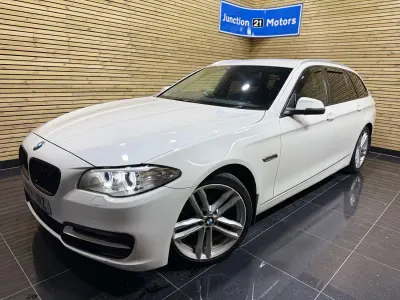Käytetty BMW 520 Comfort Edition 190 HP (139 kW) 2014 Valkoinen Farmari
