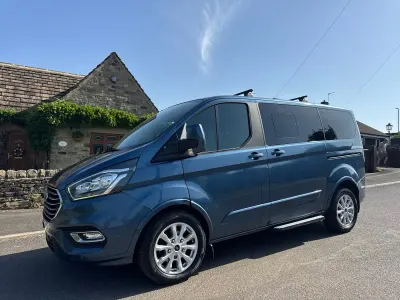 Used Ford Tourneo Custom Titanium 2018 Blue Van