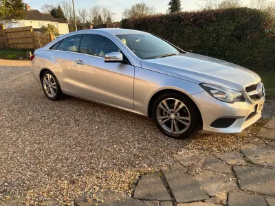 Used Mercedes E220 SE 167 HP (122 kW) 2014 Silver Coupe