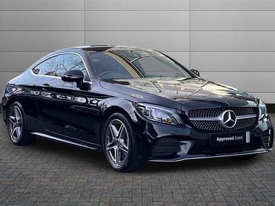 Used Mercedes C300 AMG line 258 HP (189 kW) 2023 Obsidian black Coupe