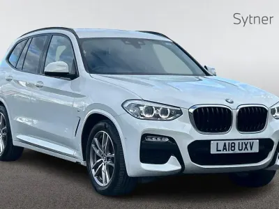 Used BMW X3 M Sport 188 HP (138 kW) 2018 White SUV