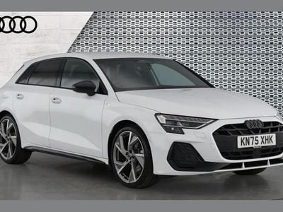 Used Audi A3 Black Edition 147 HP (108 kW) 2025 White Hatchback