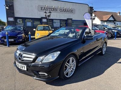 Begagnad Mercedes E220 Sport Edition 170 HK (125 kW) 2011 Svart Cab