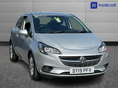 Used Vauxhall Corsa Design Edition 75 HP (55 kW) 2019 Silver Hatchback