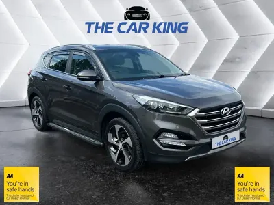 Usado Hyundai Tucson Premium 2017 Gris SUV