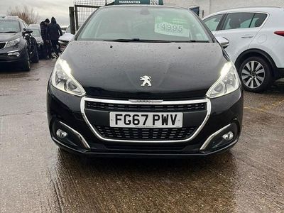 Black Used 2017 Peugeot 208 Allure Hatchback | £4,495 (Fair price)