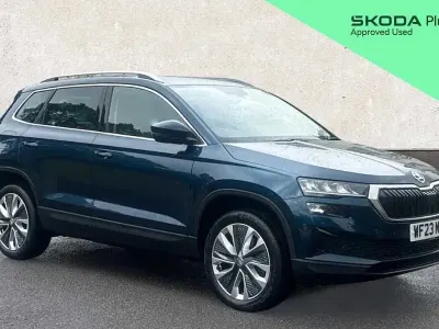 Begagnad Skoda Karoq SE L 150 HK (110 kW) 2023 Blå SUV