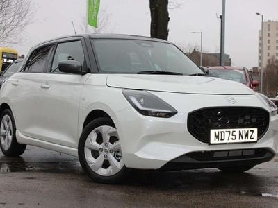 New Suzuki Swift 2025 White Hatchback