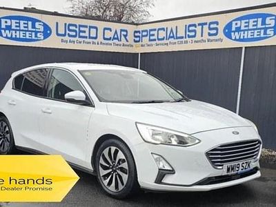 White Used 2019 Ford Focus Zetec Hatchback | £7,275 (Fair price)