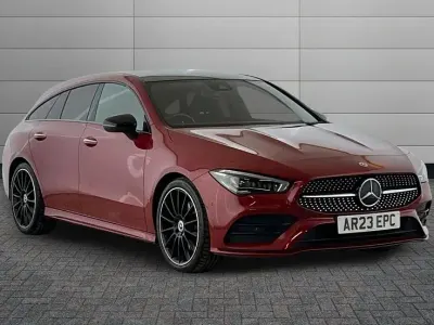 Used Mercedes CLA220 AMG line 187 HP (137 kW) 2023 Patagonia red Coupe