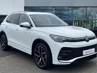 Pure white Used 2025 VW Tiguan R-line SUV | £34,206 (Expensive)