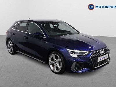 Used Audi A3 S-Line 2021 Blue Sedan