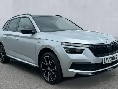 Käytetty Skoda Kamiq Monte Carlo 150 HP (110 kW) 2023 Hopea Katumaasturi
