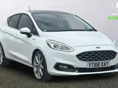 Used Ford Fiesta Vignale 101 HP (74 kW) 2018 White Hatchback