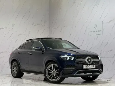 Used Mercedes GLE400 AMG line 330 HP (242 kW) 2021 Blue SUV