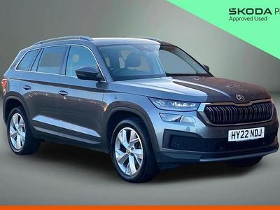 Graphite grey metallic Used 2022 Skoda Kodiaq SE L SUV | £21,900 (Good price)