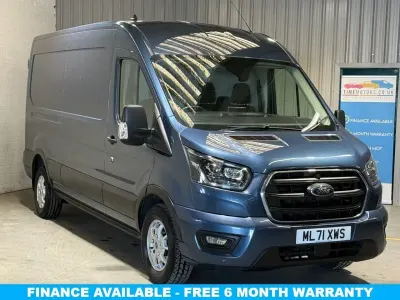 Used Ford Transit Limited 185 HP (136 kW) 2021 Blue Van