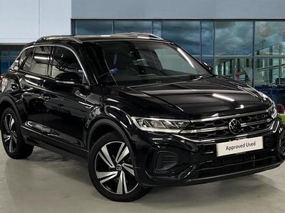 Deep black pearl Used 2023 VW T-Roc R-line SUV | £24,018 (Fair price)
