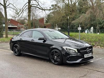 Used Mercedes CLA220 AMG line 2018 Black Sedan