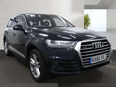 Begagnad Audi Q7 S-Line 2016 Blå SUV