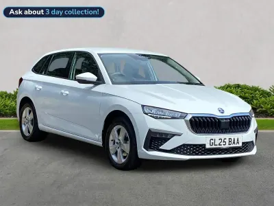 Used Skoda Scala SE 116 HP (85 kW) 2025 White Hatchback