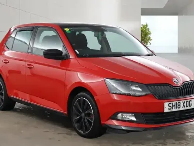 Used Skoda Fabia Monte Carlo 95 HP (69 kW) 2018 Red Hatchback