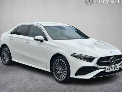 Used Mercedes A250 AMG line 218 HP (160 kW) 2024 White Sedan