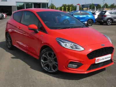 Used Ford Fiesta ST-Line X 99 HP (72 kW) 2018 Red Hatchback