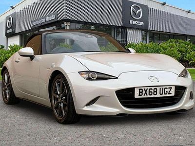 Silver Used 2018 Mazda MX5 Inclusive Cabriolet | £17,980 (Fair price)