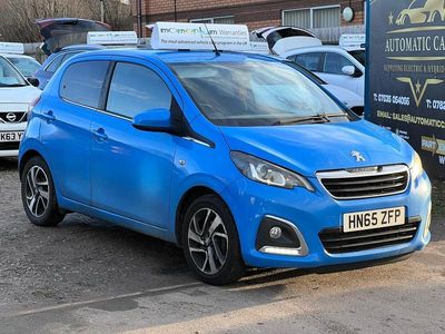 Used Peugeot 108 Allure 82 HP (60 kW) 2015 Blue Hatchback