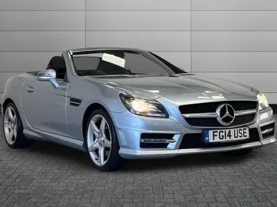 Used Mercedes SLK250 AMG 201 HP (147 kW) 2014 Silver Cabriolet